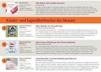 GRIOT Hörbuchverlag auf Platz 1 der hr2-Hörbuchbestenliste