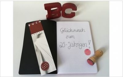 Glückwünsche zum 25-jährigen Jubiläum